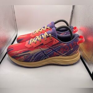 ASICS Tri 13 men’s neon orange and Purple Sneakers size 7